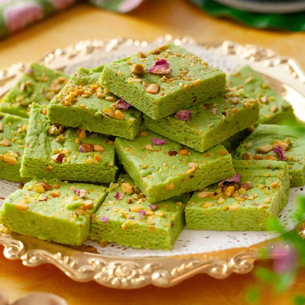 Pistachio Burfi